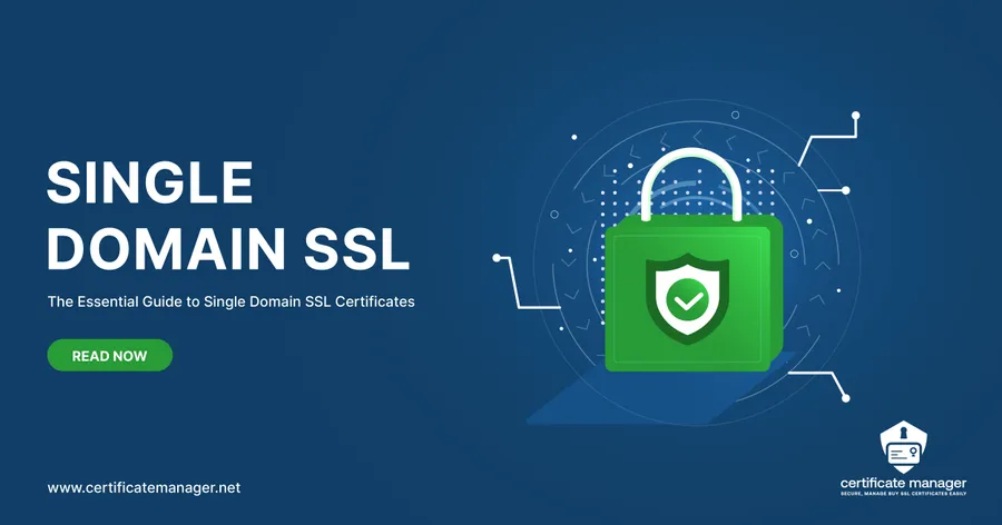 Single domain SSL certificates