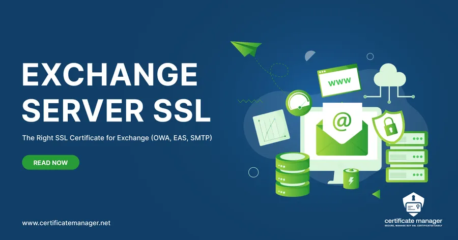 Exchange SSL server certificates