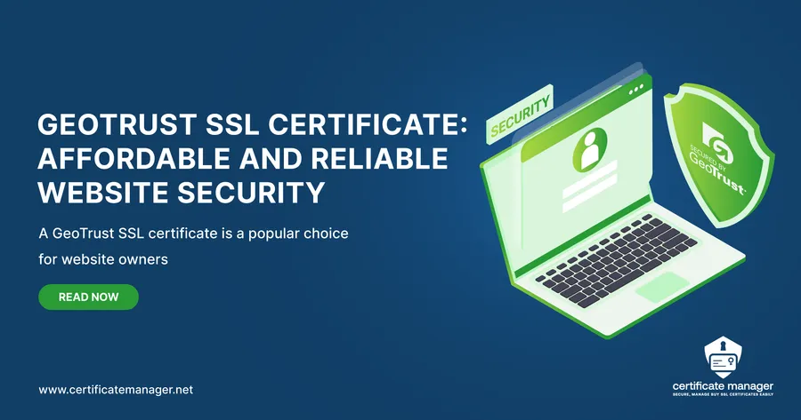 SSL/TLS certificates by GEOtrust