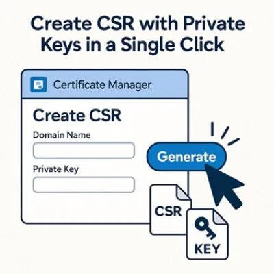 csr private key with single click